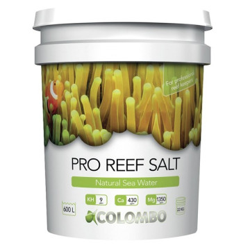 Colombo natural reef salt 22kg seau