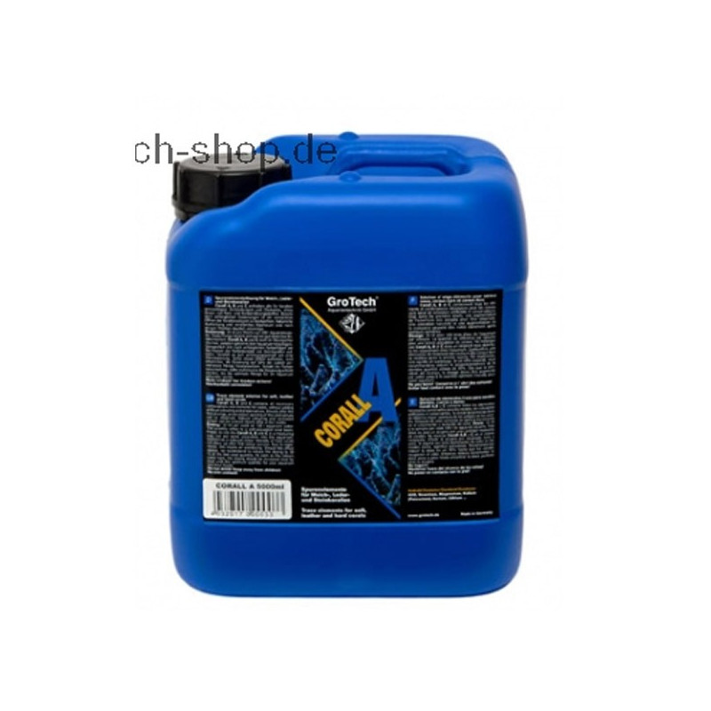 Grotech Coral A 5000 ml (Corall A est composé de Strontium, Magnésium, Barium, Lithium ...)