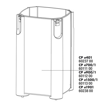 JBL Cp e401 cuve de filtre