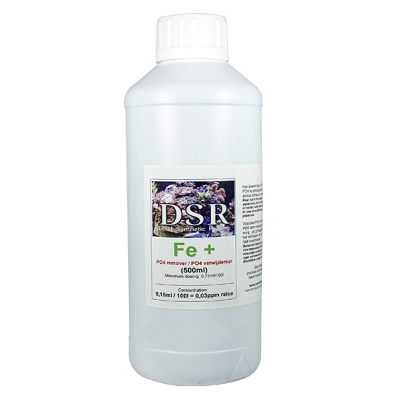 DSR Fe+ (fer) : PO4 Remover 500 ml 15,95 €