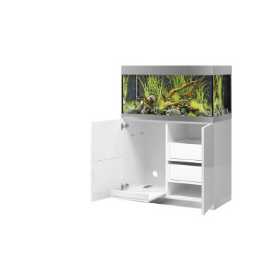 Oase aquarium HighLine Optiwhite 200 blanc (aquarium & meuble) + bo...