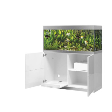 Oase aquarium HighLine Optiwhite 300 blanc (aquarium & meuble) + bo...