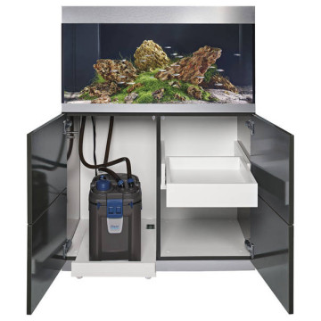 Oase aquarium HighLine Optiwhite 200 anthracite (aquarium & meuble)...