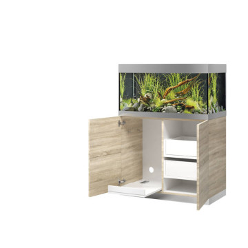 Oase aquarium HighLine Optiwhite 200 chêne (aquarium & meuble) + bo...