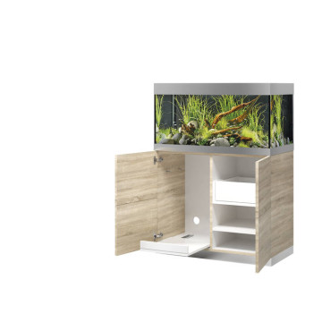 Oase aquarium HighLine Optiwhite 200 chêne (aquarium & meuble) + bo...