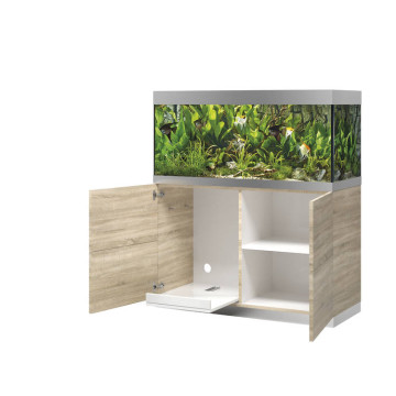 Oase aquarium HighLine Optiwhite 300 chêne (aquarium & meuble) + bo...