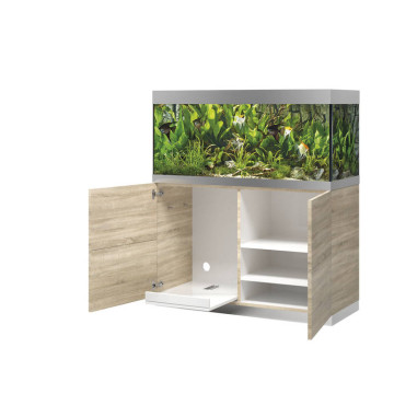 Oase aquarium HighLine Optiwhite 300 chêne (aquarium & meuble) + bo...