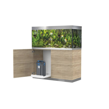 Oase aquarium HighLine Optiwhite 300 chêne (aquarium & meuble) + bo...