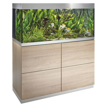 Oase aquarium HighLine Optiwhite 300 chêne (aquarium & meuble) + bo...