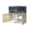 Oase aquarium HighLine Optiwhite 400 chêne (aquarium & meuble) + bo...