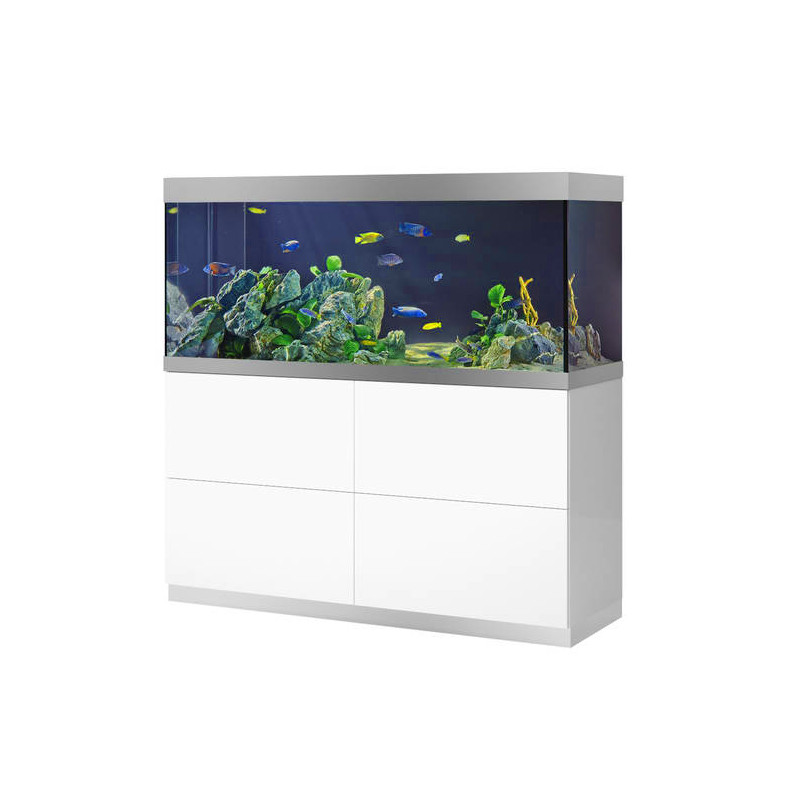 Oase aquarium HighLine Optiwhite 400 blanc (aquarium & meuble) + bo...