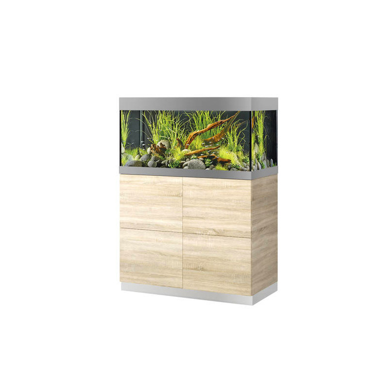 Oase aquarium HighLine Optiwhite 200 chêne (aquarium & meuble) + bo...