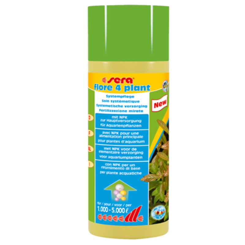 Sera flore 4 plant 250ml suffisante pour : 1.000 − 5.000 litres 12,...