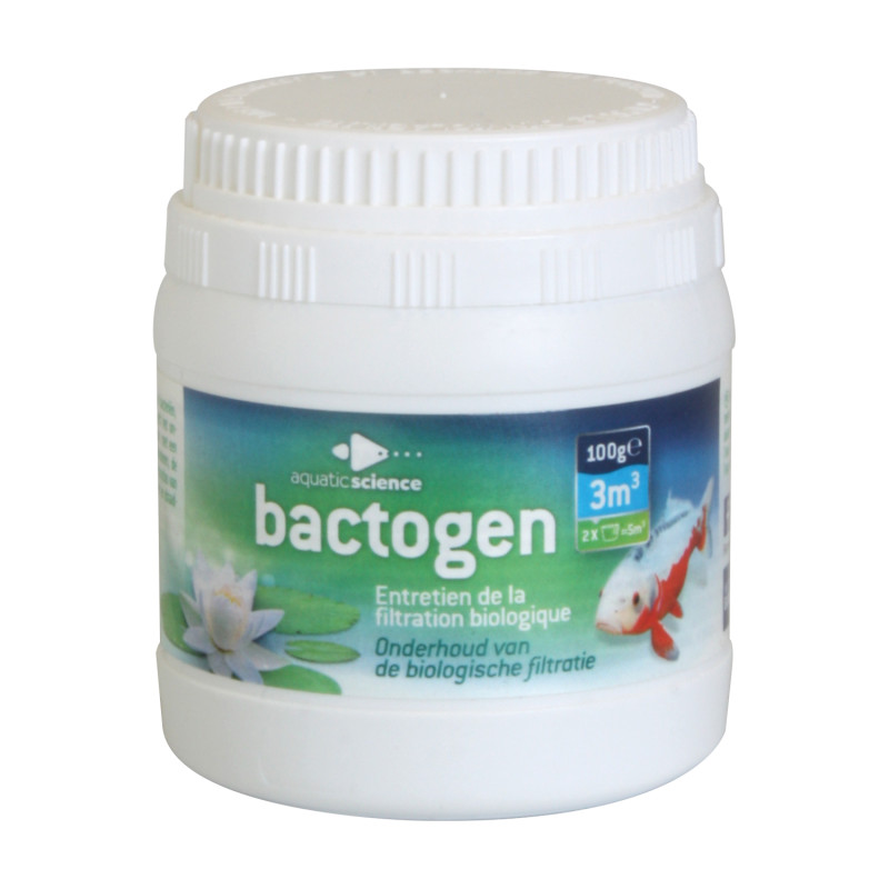 Aquatic Science Bactogen 3000 100gr pour 3m³ ( 5 traitements)