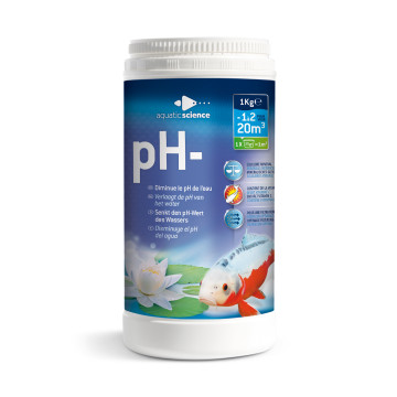 Aquatic Science NEO pH- 1kg (1 mesurette/m³ diminue de 1-2 unités) ...