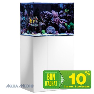 AquaMedic Armatus 250 Blanc aquarium d'eau de mer complet avec syst...