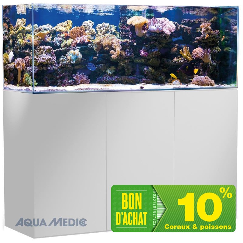 AquaMedic Armatus 450 Blanc aquarium d'eau de mer complet avec syst...