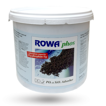 ROWA phos 5000ml pour l'élimination du phosphate dans l'eau douce et de mer.