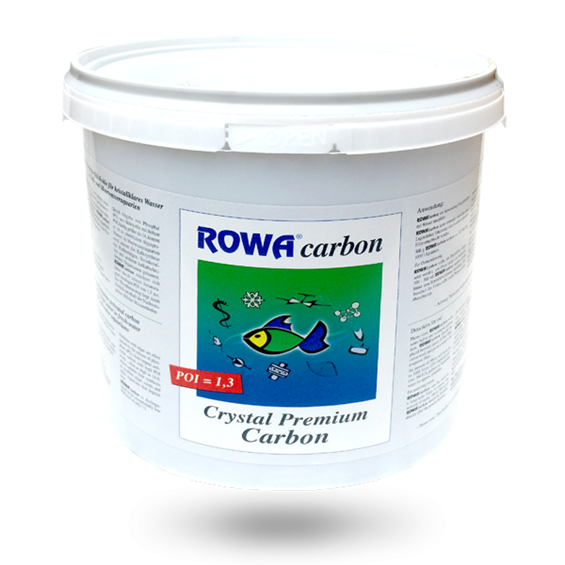 ROWA carbon 5000ml charbon actif haute performance exceptionnellement pur.