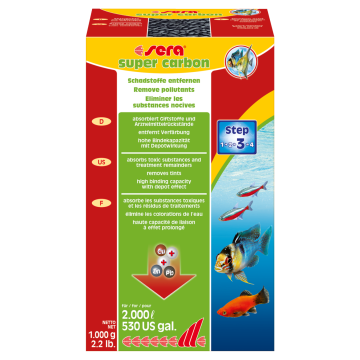 Sera charbon super activ 1000gr suffisante pour : 2.000 litres 25,90 €