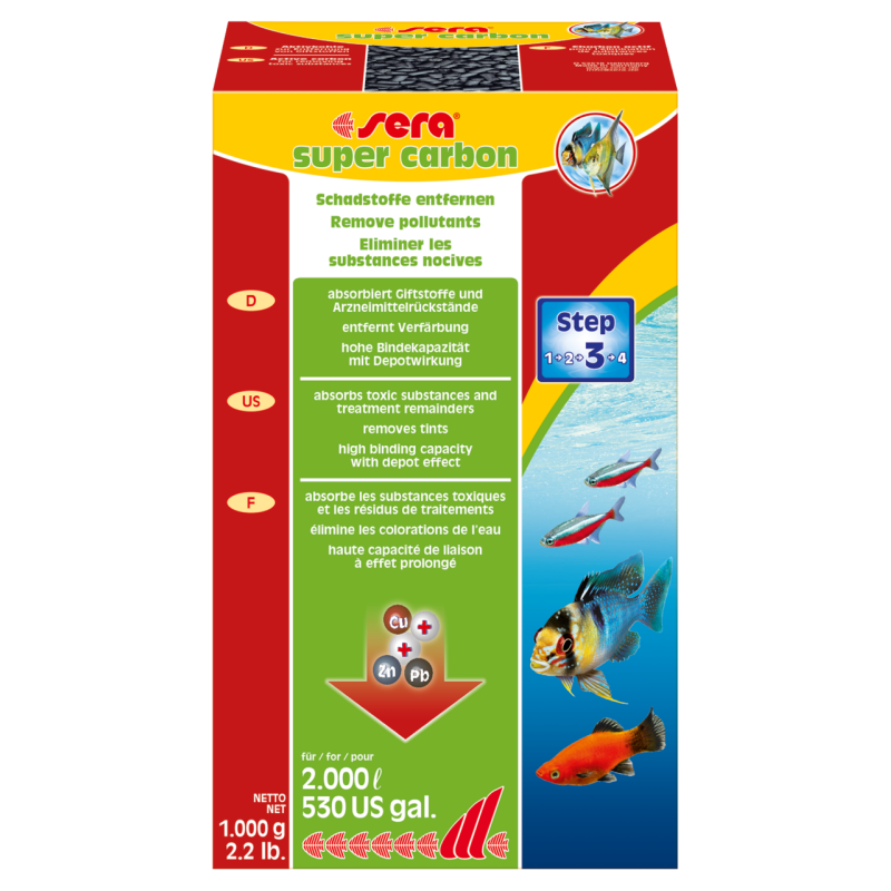 Sera charbon super activ 1000gr suffisante pour : 2.000 litres 25,90 €