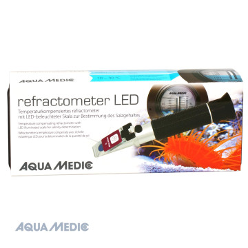 Aqua Medic Réfractomètre à température compensée avec échelle éclai...