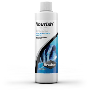 Seachem Nourish 250ml complément complet de vitamines, d'acides ami...