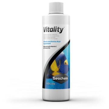 Seachem Vitality 250ml complément complet de vitamines, d'acides am...