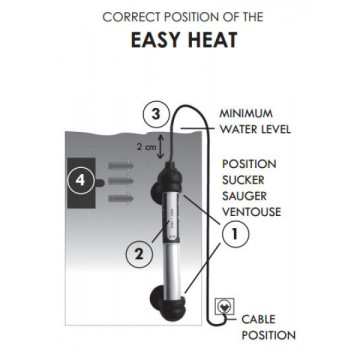 Aquatic Nature chauffage Easy Heat 25w (15cm) 