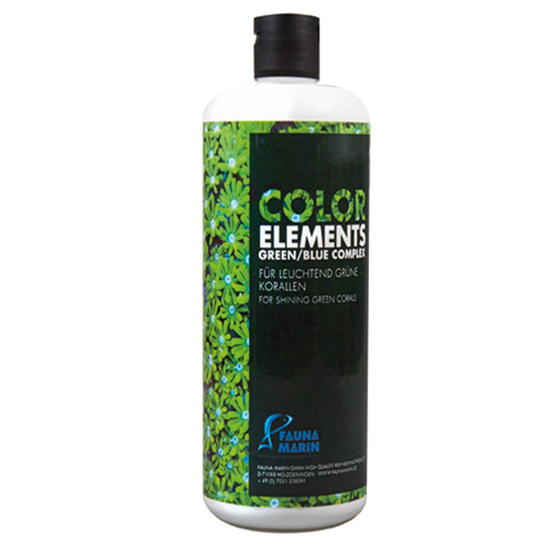 Fauna-Marin Color Elements Green Blue Complex 500ml pour corail ver...