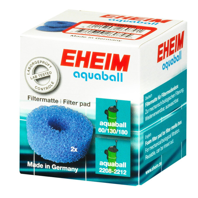 Eheim coussin mousse pour (filtre Aquaball 60-130-180)