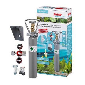 EHEIM SET 400 - Kit CO2 pour aquarium Système CO2 à bouteille recha...