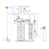 DELTEC CR TwinTech 3000 kit réacteur à Calcium pour aquarium jusqu'à 3000 L