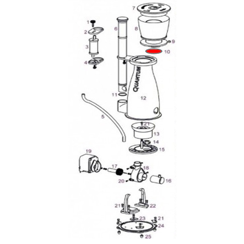 Nyos Oring pour le gobelet pour Nyos Quantum 120