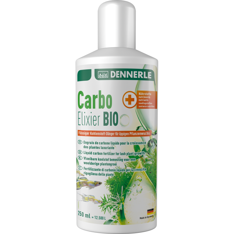 Dennerle Carbo Elixier Bio 250ml pour 12.500 litres engrais carboni...