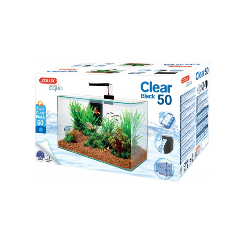 Zolux aquarium kit Aqua Clear 50 (500 x 250 x 380 mm) 32 litres 115...