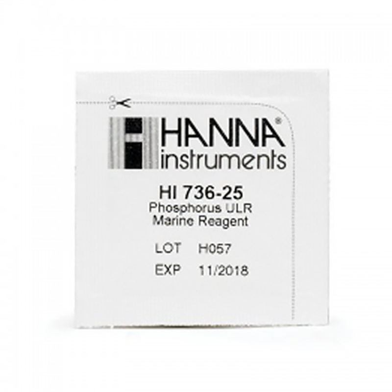 Hanna® HI736-25 réactif phosphate marine ULR tests environ (25 test...