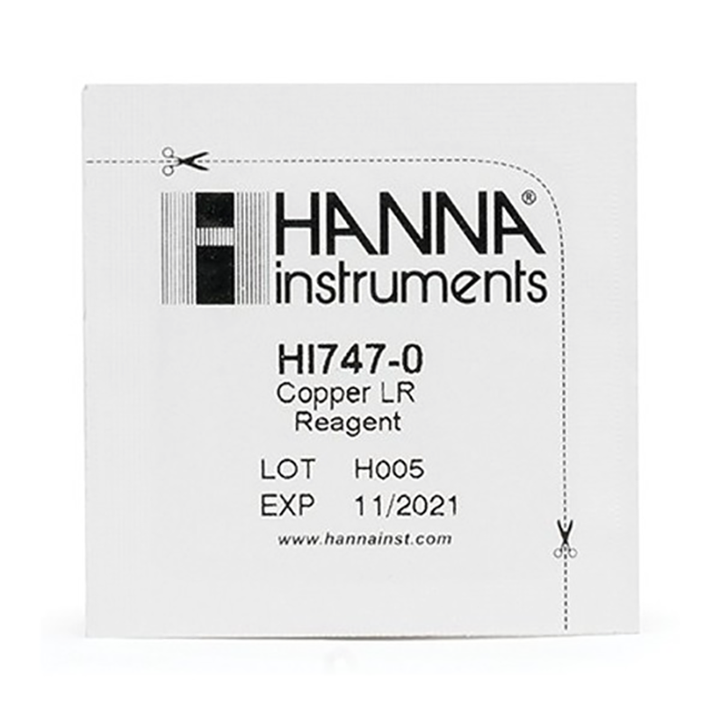 Hanna® HI-747-25 réactif cuivre Low Range pour mini photomètre Chec...