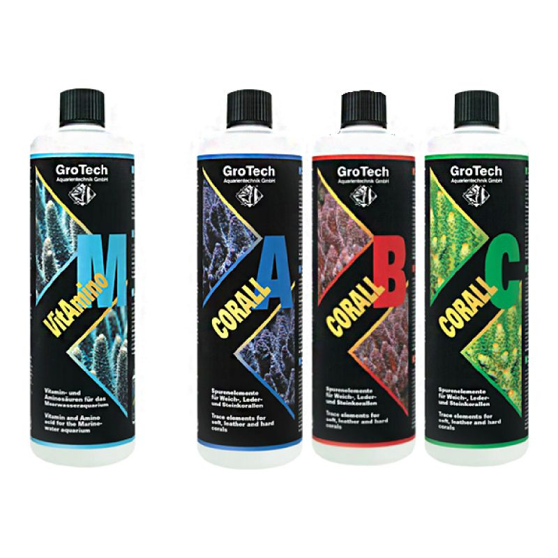 Grotech Coral A+B+C+M pack lot 4x100ml