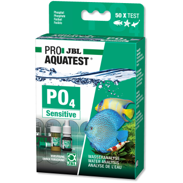 JBL ProAquaTest PO4 Phosphate Sensitiv 50 tests test rapide pour déterminer la teneur en phosphates en eau douce et mer