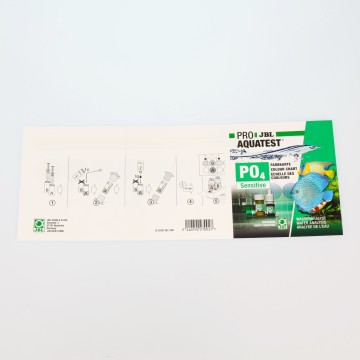 JBL ProAquaTest PO4 Phosphate Sensitiv 50 tests test rapide pour déterminer la teneur en phosphates en eau douce et mer