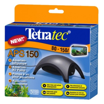 Tetra Pompe à air Tec APS150 noir 150 litres/heure pour aquariums de 120 à 225/l