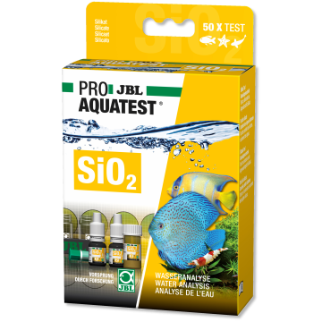 JBL ProAquaTest SiO2 Silicate 50 tests eau douce et eau de mer