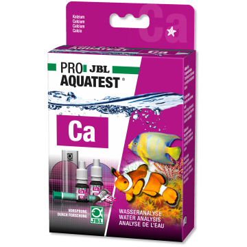 JBL ProAquaTest Ca Calcium test rapide pour déterminer la teneur en calcium des aquariums d'eau de mer