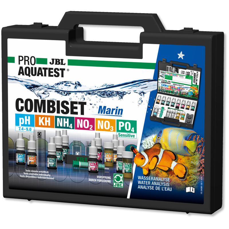 JBL ProAquaTest COMBISET Marin Coffret de tests pour les principaux...