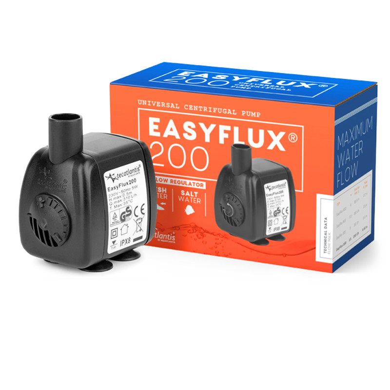 Aquatlantis pompe easyflux 200 230l/h 3.5 watts - hauteur d'eau 0.4...