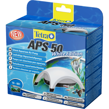 Tetra Pompe à air Tec APS50 blanc 50 litres/heure pour aquariums de 30 à 60/l