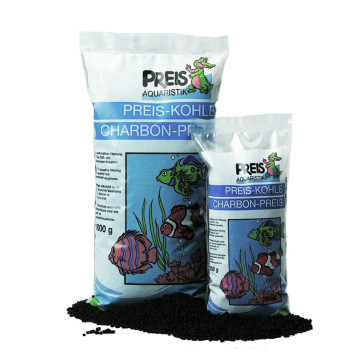 Preis® charbon 250gr pour tous les aquariums d'eau douce et d'eau d...