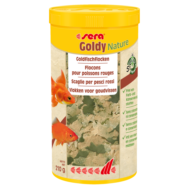 Sera Goldy Nature 1000ml (210gr) 16,80 €