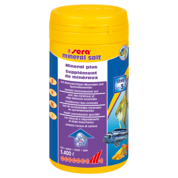 Sera Mineral Salt 250ml (275gr) suffisant pour: 5.400 litres